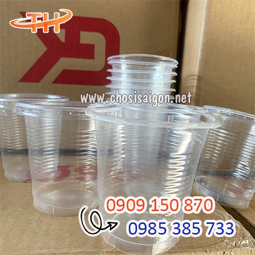 Ly nhựa sọc uống nước 140ml, 220ml giá sỉ rẻ nhất