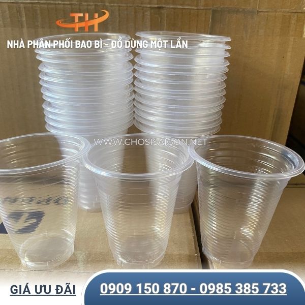Ly nhựa sọc 360ml, 380ml chịu nhiệt tốt