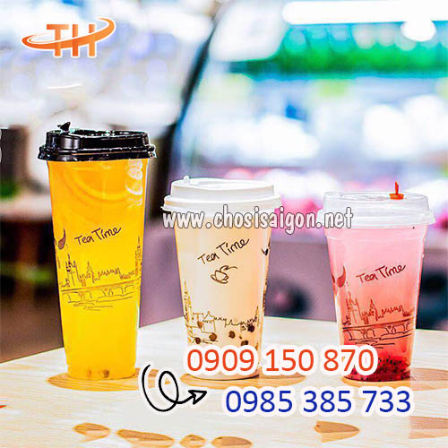 Ly nhựa 500ml, 700ml nắp tim đựng thức uống sỉ rẻ tận gốc