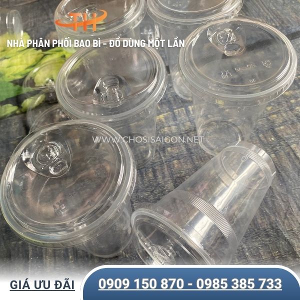 Ly nhựa nắp uống trực tiếp tiện lợi