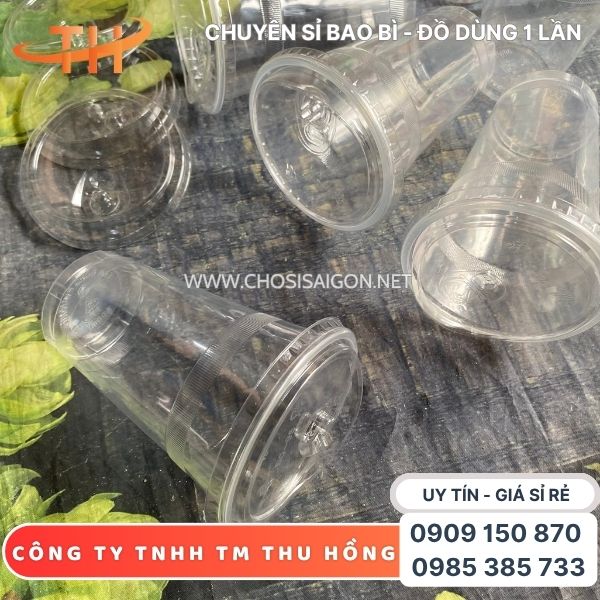 Ly nhựa PP 500ml nắp uống trực tiếp dùng cho thức uống