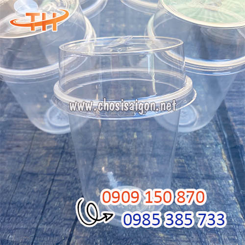 Ly nhựa 500ml nắp vuông giá tốt