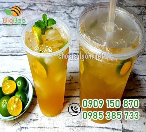 Ly nhựa đựng trà tắc 700ml, 800ml, 1000ml sỉ rẻ giá tốt