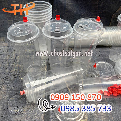Ly nhựa 700ml nắp tim dày, cứng giá rẻ, giao hàng nhanh