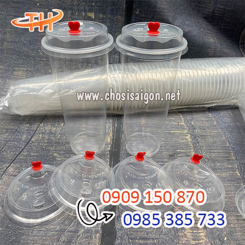 Ly nhựa nắp tim 700ml giá tại kho