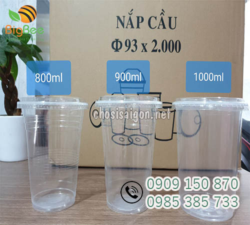 Ly nhựa 800ml 900ml 1000ml sỉ rẻ tại TP.HCM