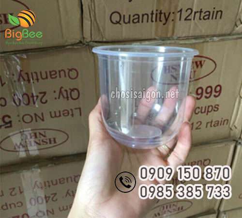 Ly nhựa đáy bầu 360ml giá rẻ chất lượng