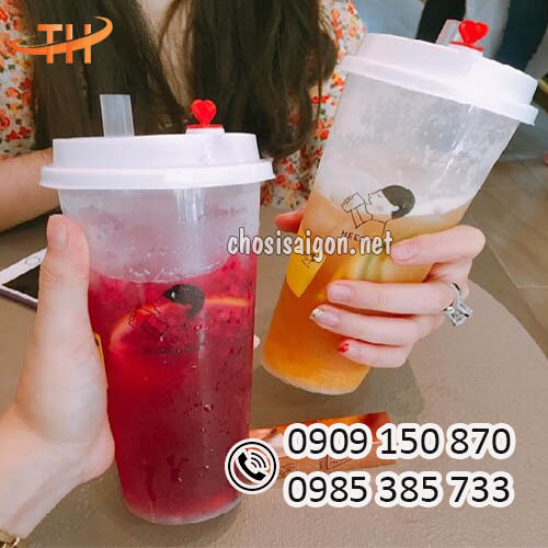 Ly nhựa pp cứng nắp tim 500ml sỉ rẻ