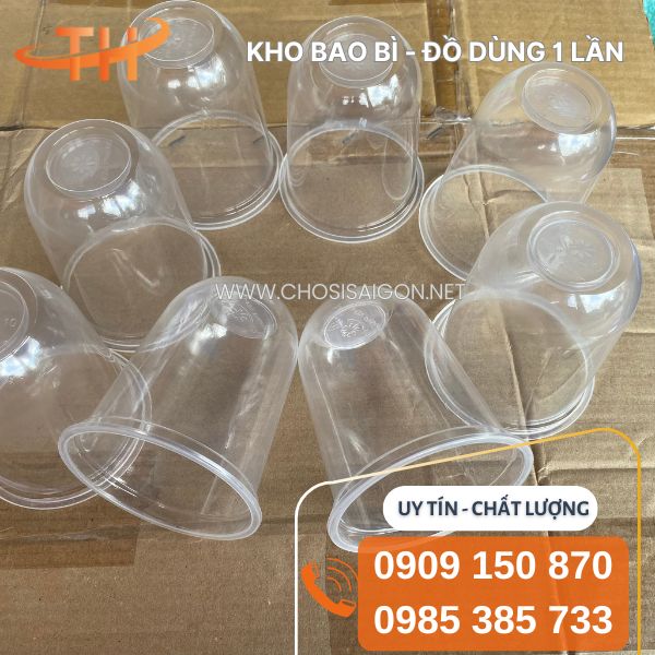 Ly nhựa đáy bầu 360ml đựng cafe mang đi giá tốt
