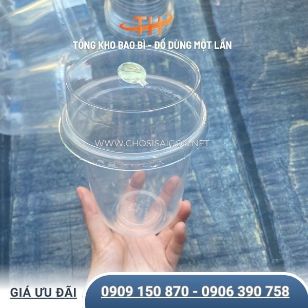 Ly nhựa đáy bầu 360ml chịu nhiệt tốt