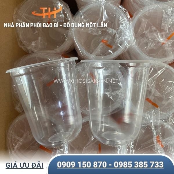 Ly nhựa 500ml đáy bầu