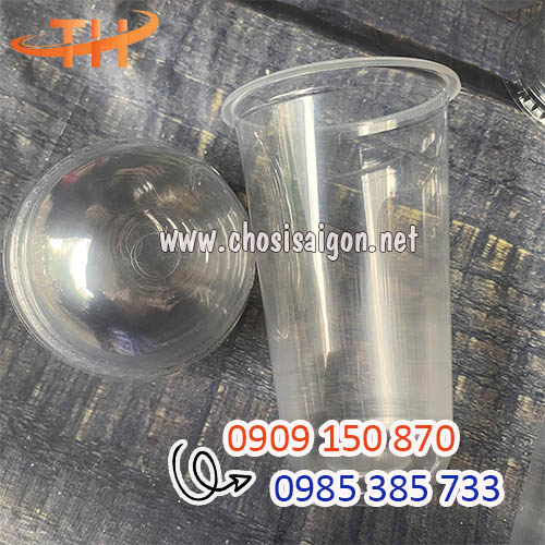 Ly nhựa 700ml đáy bầu nắp cầu giá sỉ rẻ nhất