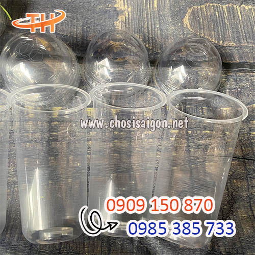 Ly nhựa đáy bầu nắp cầu 700ml sỉ rẻ tại kho