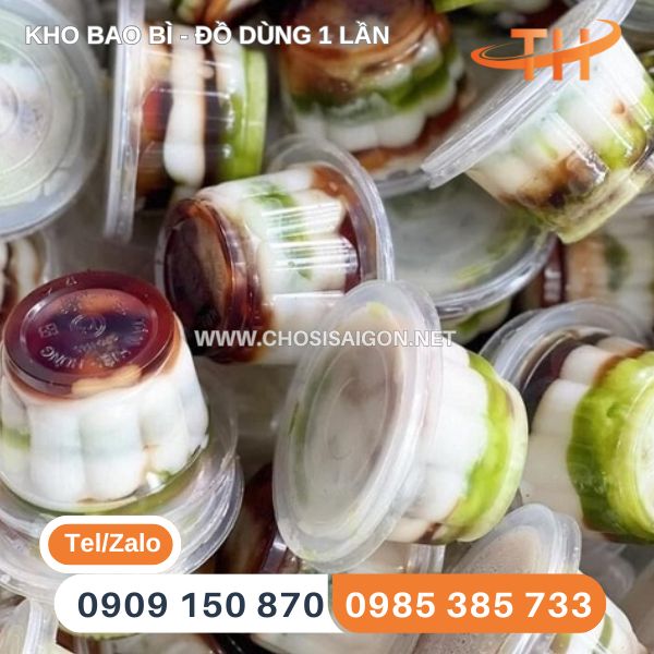 Ly nhựa pp bông mai đổ rau câu sỉ rẻ