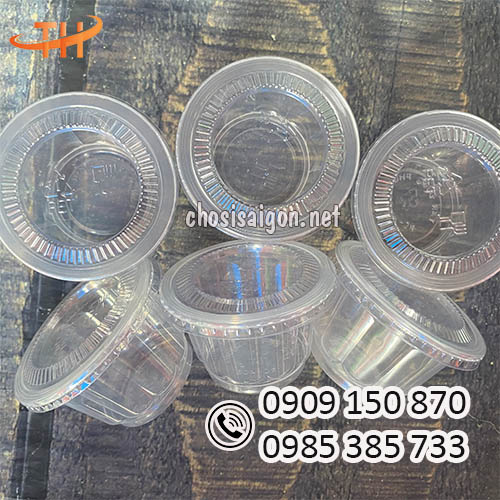 Ly nhựa hoa mai dung tích 100ml giá rẻ tại TP.HCM