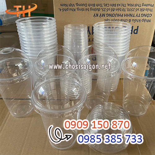 Ly nhựa nắp cầu 500ml bỏ sỉ giá rẻ
