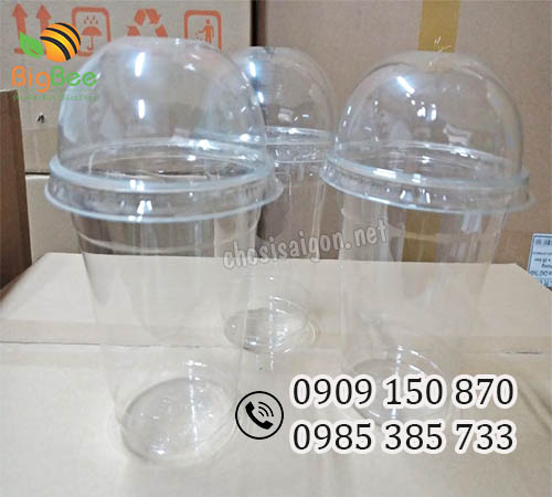 Ly nhựa nắp cầu đựng cafe, trà sữa 500ml giá sỉ rẻ tại xưởng