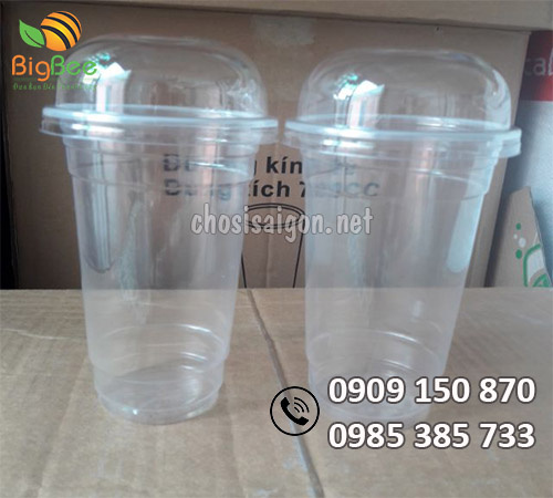 Ly nhựa nắp cầu 500ml sì rẻ