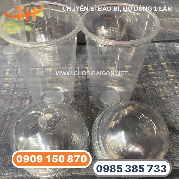 Ly nhựa nắp cầu 700ml giá rẻ