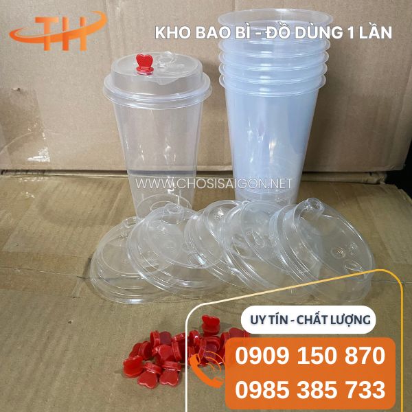 Ly nhựa 700ml dày, bền, cứng, tốt giá rẻ
