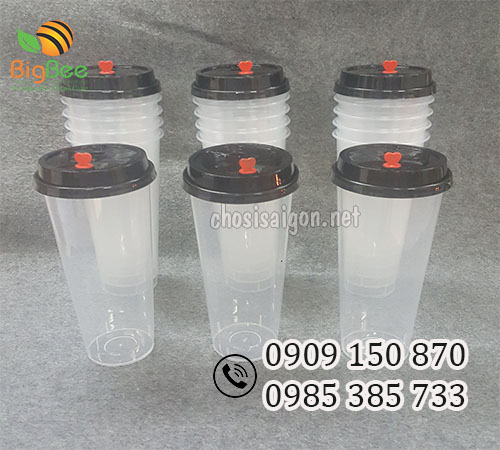 Ly nhựa cứng nắp tim 700ml giá tận xưởng