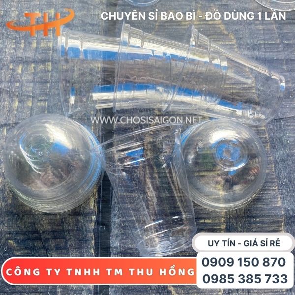 Ly nhựa PET cafe 360ml nắp cầu giá sỉ rẻ