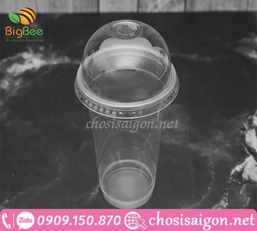 Bán ly nhựa pet 480ml nắp cầu
