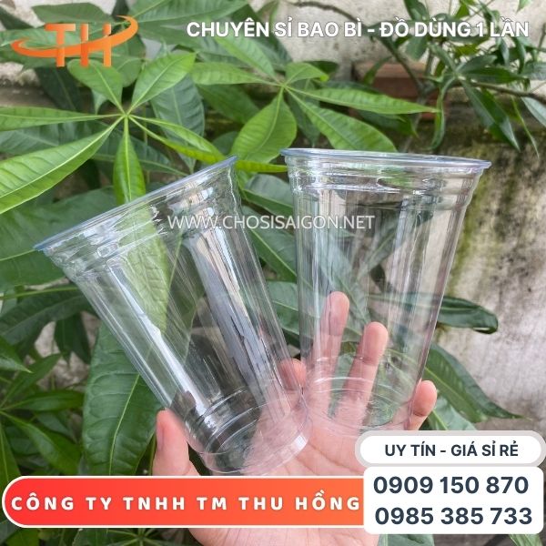 Ly nhựa PET nước ép, sinh tố 500ml giá sỉ rẻ