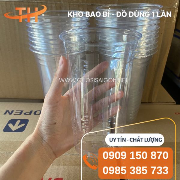Ly nhựa PET 700ml đựng trà sữa giá tốt