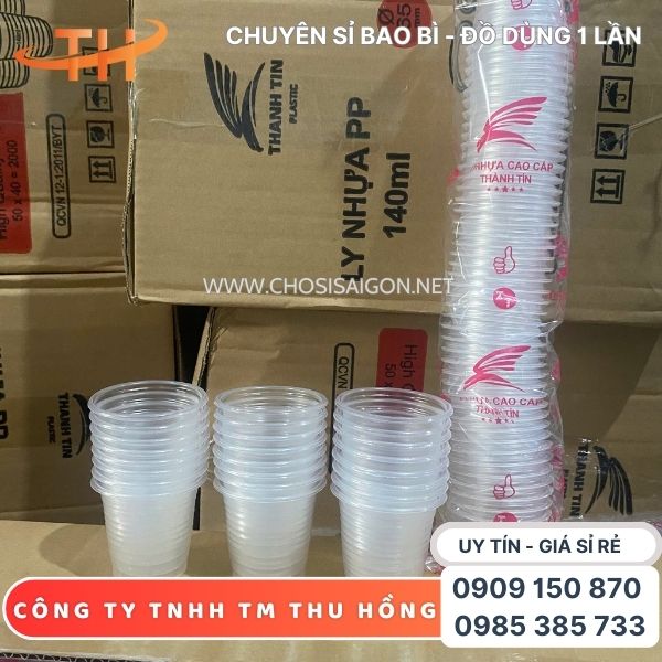 Ly nhựa PP sọc 140ml giá tốt