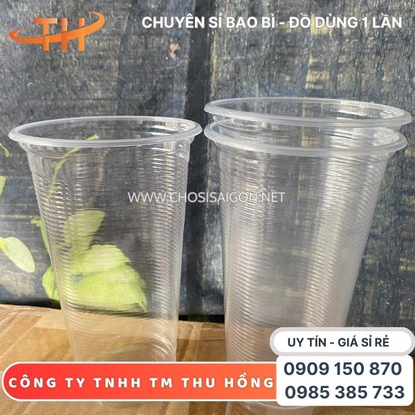 Ly nhựa sọc 700ml chịu nhiệt tốt giá rẻ
