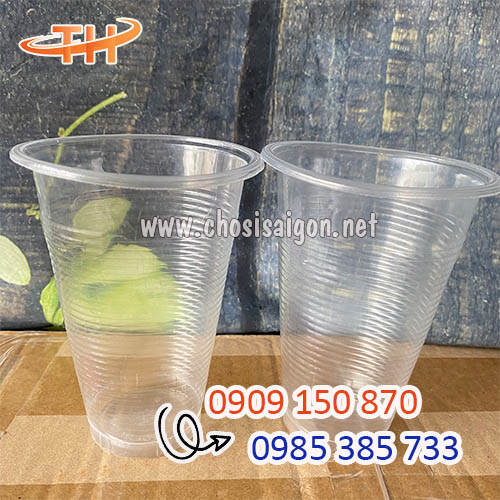 Ly nhựa sọc 500ml giá sỉ rẻ