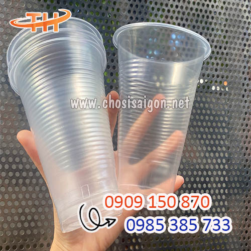 Ly nhựa sọc 700ml sỉ rẻ nhất