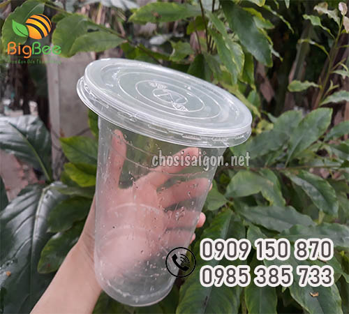 Ly nhựa nước dừa, trà tắc 1000ml sỉ rẻ