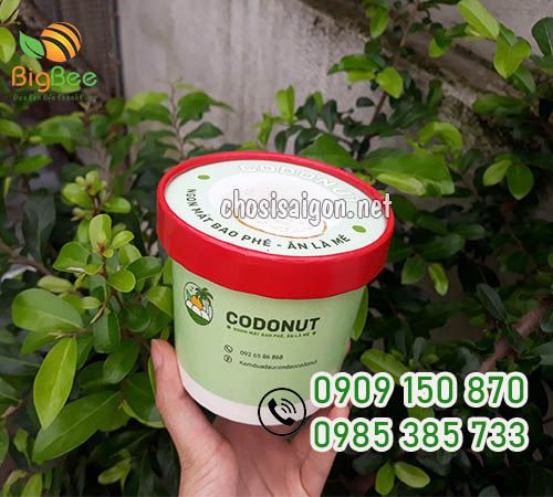 Tô giấy đựng kem 360ml giá sỉ tốt nhất