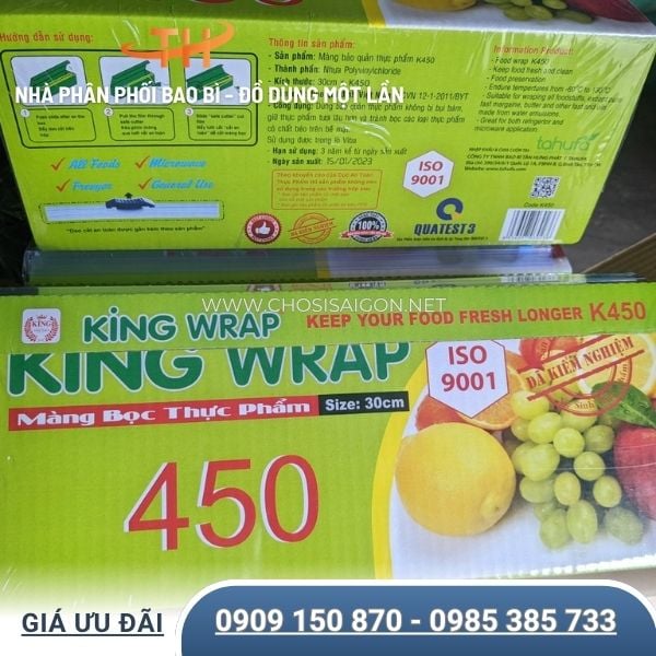 Màng bọc thực phẩm King Wrap 450
