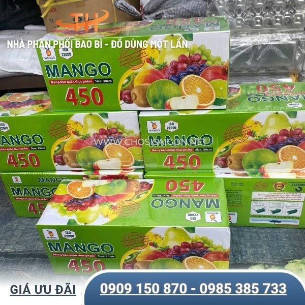 Màng bọc thực phẩm Mango 450 x 30cm