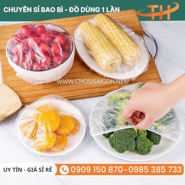 Màng bọc thực phẩm túi gấu có chun bảo quản thức ăn an toàn