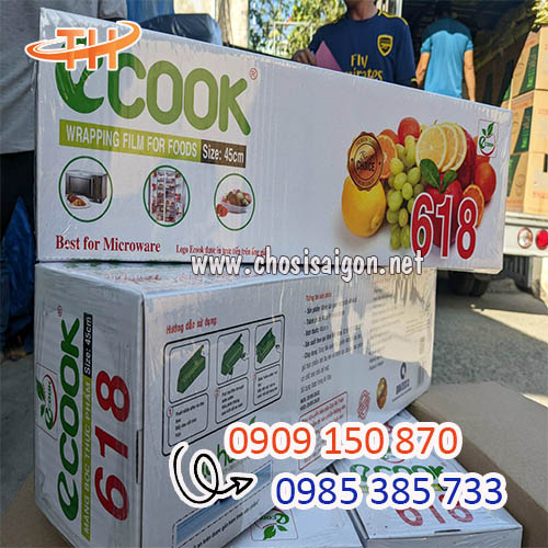 Màng bọc thực phẩm Ecook 618 giá rẻ