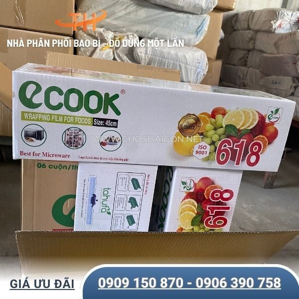 Màng bọc thực phẩm Ecook 618
