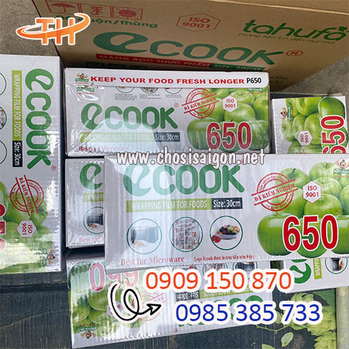 Màng bọc thực phẩm Ecook 650 x 30cm giá tốt