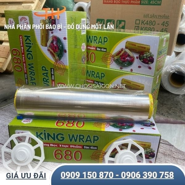 Màng bọc thực phẩm King Wrap 680