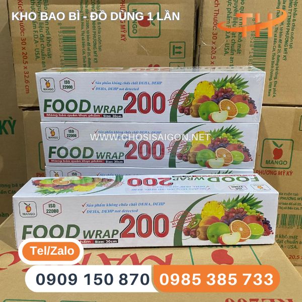 Màng bọc thực phẩm Mango 200 giá rẻ