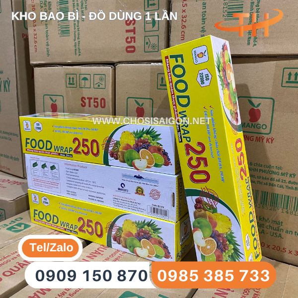 Màng bọc thực phẩm Mango 250 giá ưu đãi