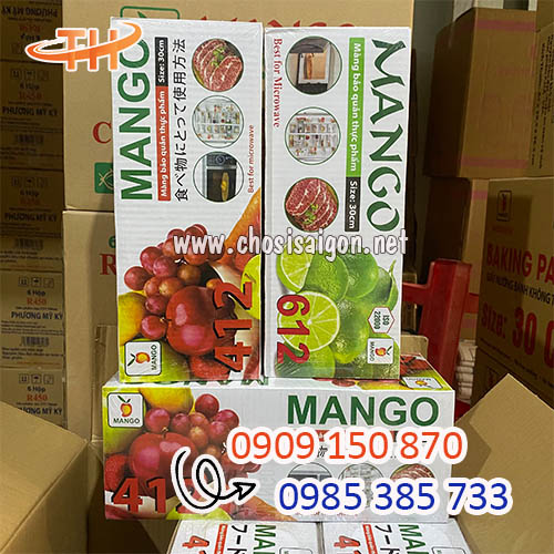Màng bọc thực phẩm Mango 412, 612 giá sỉ rẻ