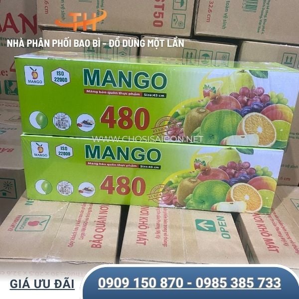 Màng bọc thực phẩm Mango 480 x 45 cm