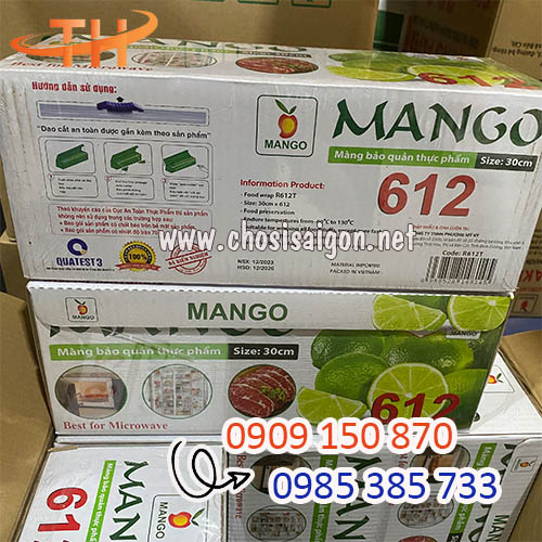 Màng bọc thực phẩm Mango 612 giá sỉ tại xưởng
