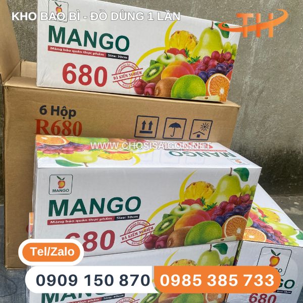 Màng bọc thực phẩm Mango 680 sỉ rẻ