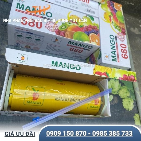 Màng bọc thực phẩm Mango 680 x 30 cm