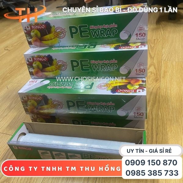 Màng bọc thực phẩm PE Ringo 150 giá rẻ, uy tín